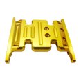 thumbnail image 1 of VONKY Aluminum Alloy Gear Box Mount Plate For 1/10 AXIAL SCX10 Rock Crawler Versatile RC Gear Box Bracket Compatible Golden 1Set, 1 of 6