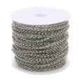 thumbnail image 2 of jifeng 10 Yards Bijoux Faisant Chaîne Collier Bracelet Rallonge Chaîne Résultats- 2mm Blanc K 2mm, 2 of 9