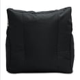 thumbnail image 2 of Lounge & Co Black Wave Bean Bag Chair, 2 of 3