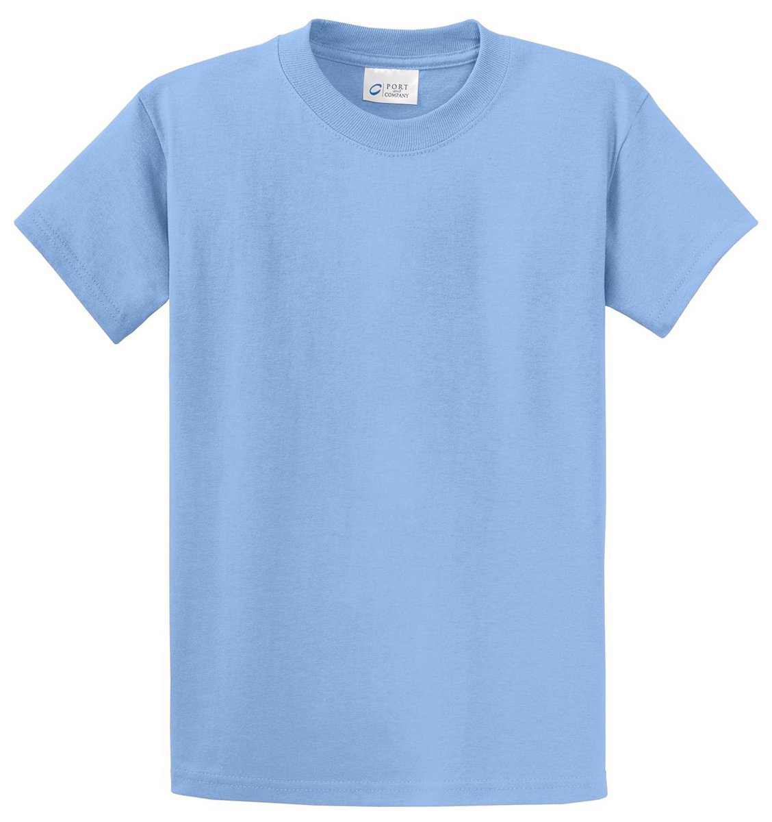 Port and Company PC61 Adult's Essential T-Shirt Light Blue Medium