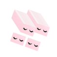 thumbnail image 1 of 50 Count Lash Bags Eyelash Makeup Bags with Zipper Adorable 20x15cm Pink, 1 of 9