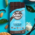 thumbnail image 4 of Zazubean Organic Chocolates Saltry Sea Salt & Almonds Dark Chocolate Bars with Coconut Sugar (12 x 85g), 4 of 5