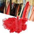 thumbnail image 4 of MULTI COLOR 45mm Printing Dots Pleated Trim Mesh Lace Ribbon Sewing Sequins Embroidered Craft for Wedding Birthday Party, 4 of 7