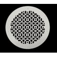thumbnail image 1 of Achtek 10" Duct opening Solid Cast Aluminum Round Grille ( 12" Round Overall) | Powder Coated WHITE - With Holes For Wall / Ceiling, 1 of 9