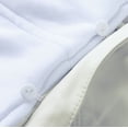 thumbnail image 2 of IMENGL Veste Zippée à Col Montant Ajustée en Cuir PU style Moto, Blanc 2TG, Taille M-4TG, 2 of 6