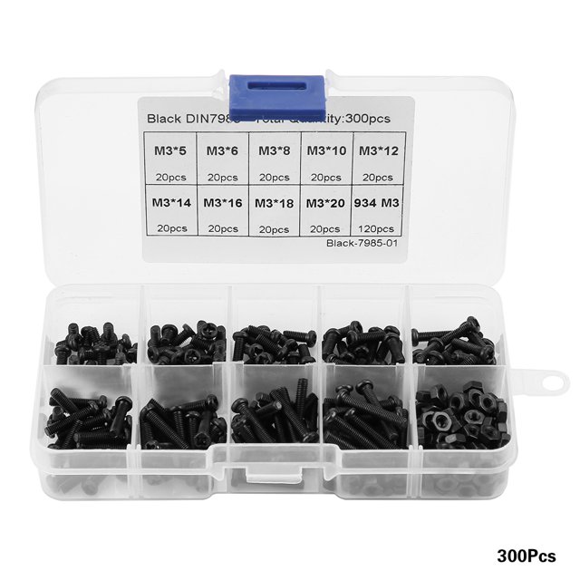 Hex Socket Screws, Professional Practical And Nut Assortment, For Industrial Accessories Fastening Supplies Industrial Hardware Fastening Hardware