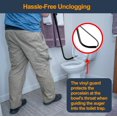 thumbnail image 4 of Professional Closet Auger, 3 Feet Pipe Snake for Unclogging Toilets, 4 of 7