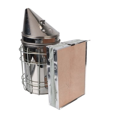 1 Pcs Pulvérisateur Fumoir d'Abeille en Acier Inoxydable Expulsant les Abeilles Équipement d'Apiculture Dédié aux Apiculteurs avec Bombes de Fumée d'Abeille