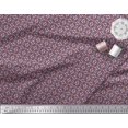 thumbnail image 2 of Soimoi Black Rayon Fabric Filigree Damask Print Sewing Fabric Yard 42 Inch Wide, 2 of 3