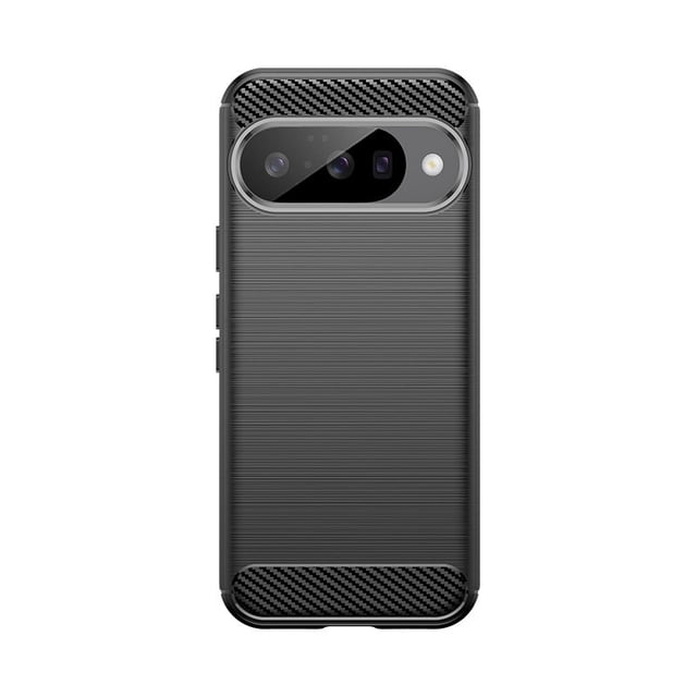 PANDACO Étui en Métal Brossé Noir pour Google Pixel 10