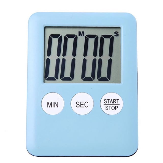 Digital Countdown Timer for Cooking - LCD Alarm Clock for Kitchen Dining and Bar Use
