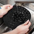 thumbnail image 4 of WIFKLSIIPG Tapis Isolant Rond Carré pour la Maison avec Trous, Antiadhésif, Silicone de Qualité Alimentaire, Tapis de Cuisson pour Friteuse à Air Chaud, 4 of 8