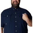 thumbnail image 2 of PFG Bahama II Short Sleeve Shirt, XXL, Collegiate Navy, 2 of 9