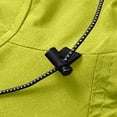 thumbnail image 4 of Men's Waterproof Work Jacket, Hooded Raincoat with Multiple Pockets for Outdoor and Casual Wear, Breathable Nylon Shell, 4 of 8