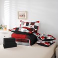 thumbnail image 4 of Erosebridal Patchwork Rectangle Bed in a Bag Full size,Geometry Stripe Bed Set,Abstract Artwork Decor,Reversible,Breathable,7-Piece, 4 of 5