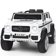thumbnail image 1 of Patiojoy Licensed Mercedes Benz 12V Electric Kid RC Car Battery Powered Ride On Car White, 1 of 8
