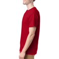 thumbnail image 3 of Hanes T-Shirts à Col Ras du Cou ComfortSoft pour Hommes, Lot de 4, L, Rouge Foncé, 3 of 4