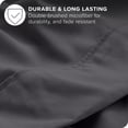 thumbnail image 4 of Ivy Union Microfiber Sheet Set - 4-Pieces - Breathable - Deep Pocket, Queen, Forged Iron Gray, 4 of 6