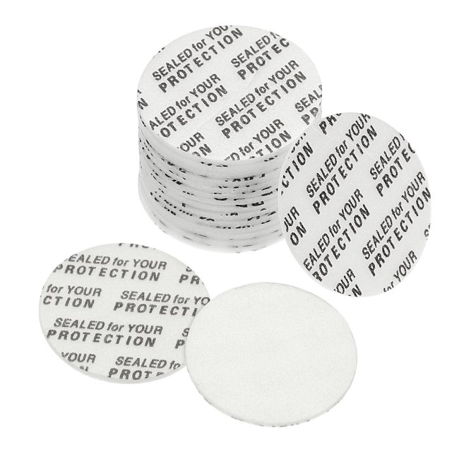 Unique Bargains 25mm PS Mousse Résistant Inviolable Pression Joint Sensible Blanc 150 Pack