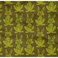 thumbnail image 4 of oneOone Organic Cotton Poplin Twill Fabric Rabbit Block Print Fabric BTY 42 Inch Wide, 4 of 4