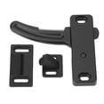 thumbnail image 1 of RV Screen Door Latch, Wear Resist Black Metal, Secure Closure for Motorhomes Travel Trailers, Includes Tools and Instructions, 1 of 7