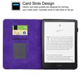 thumbnail image 3 of GSFY Case for Kindle Paperwhite (12th Generation, 2024), PU Leather Magnetic Closure Wallet Case Auto Sleep/Wake for 7 inch Kindle Paperwhite / Kindle Colorsoft Signature Edition 2024, Purple, 3 of 7