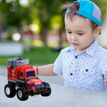 Zonao Fire Trucks Toys for Toddlers 3-5 Years Old,Trucks Toy for Boys Girls,with Flexible Joints,Fire Rescue Blaze Toy Suitable for Children Aged 3+ Birthday Gift