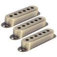 thumbnail image 2 of Guitar Pickup Cover, Brass Single Pickup Cover, Long Service Life Easy To Install And Remove For Bands Guitar Practice And Performance Bass Gold,Black,Silver,Red Copper,Bronze, 2 of 8