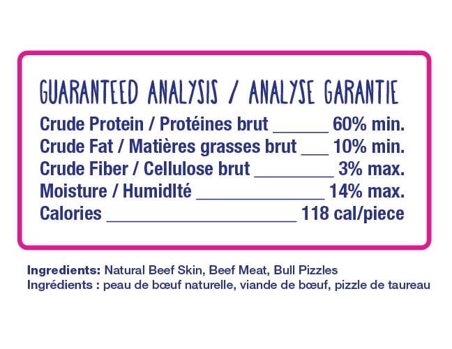 Chewmasters Beef Stick Chews 454g Dog Treats