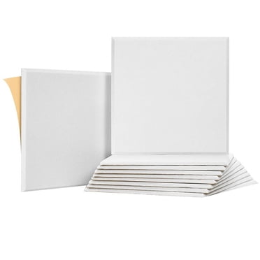 Lot de 10 Panneaux Insonorisants pour Murs, Panneaux Acoustiques Autocollants 12x12x0,4 Po pour Studio d'Enregistrement, Bureau, Maison, C