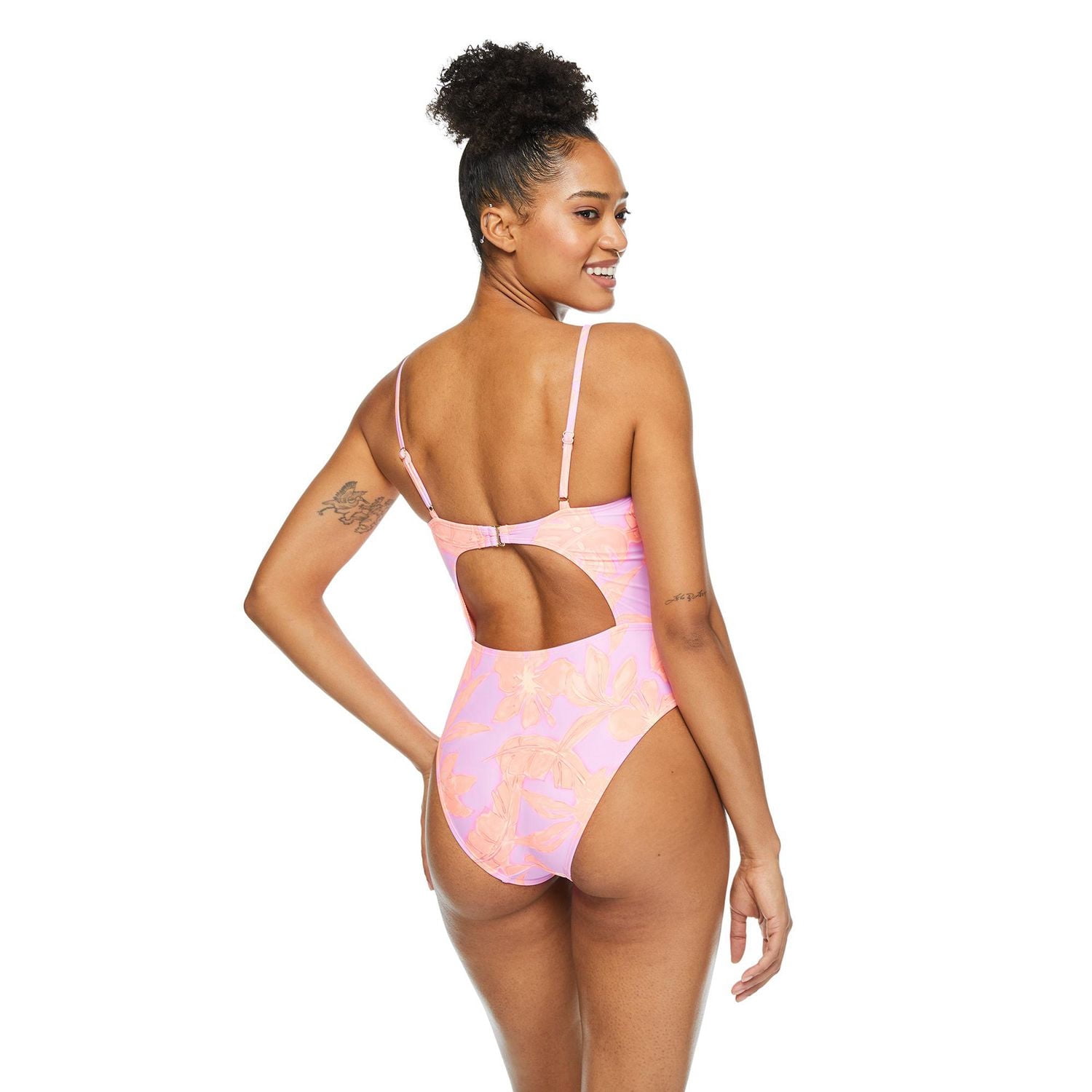 Maillot 1 pièce avec motif ajouré No Boundaries pour femmes