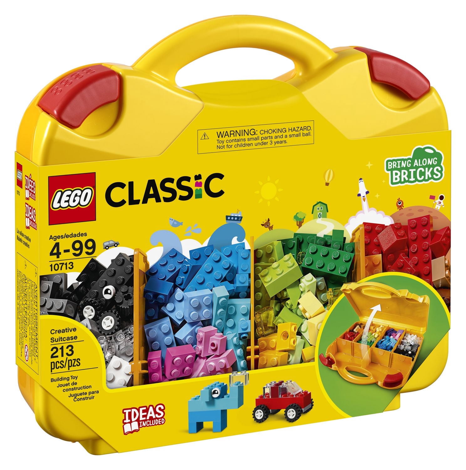 LEGO Classic Creative Suitcase 10713 - Includes Sorting Storage