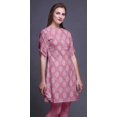 thumbnail image 2 of Bimba Kurtis Indiennes Courtes pour Femmes Tunique Imprimée Chemise à Manches Roulées, 2 of 6