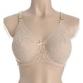 thumbnail image 3 of Bali 3432 Lace Smooth Seamless Underwire Bra Size 34DD, Black, 3 of 4
