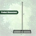 thumbnail image 2 of Costway Lawn Leveling Rake 36" x 10" Heavy Duty Level Lawn Tool for Garden Backyard/Lawn Black, 2 of 9
