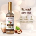 thumbnail image 2 of Matteo's Sugar Free Coffee Syrup, Hazelnut, 750mL, 0 Calories, 0 Sugar, (Single Bottle), 2 of 5