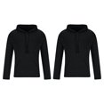 thumbnail image 1 of Yuyuzo 2PC Mens Hoodies Long Sleeve Drawstring Tunic Sweatshirt Loose Fitted Fall Pullover Tops, 1 of 6