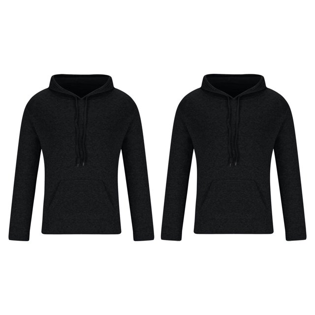 Yuyuzo 2PC Mens Hoodies Long Sleeve Drawstring Tunic Sweatshirt Loose Fitted Fall Pullover Tops