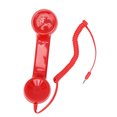thumbnail image 3 of Handheld Cell Phone Receiver, Retro Phone Handset Radiation Proof Wired With Mic For Smartphones Pink,Black,White,Red, 3 of 8