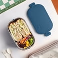 thumbnail image 3 of Glass Storage Containers Durable Freezer Containers With Lids 48W Electric Lunch Box Food Heater, 110V Upgraded Leakproof Heating Lunch Box For Work/Car/Truck/Office With 1L Removable, 3 of 6