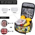 thumbnail image 4 of Simpsons Lunch Bag Insulated Lunch Box With Compartments Waterproof Reusable Tote Bag For Work Hiking Travel, 4 of 8