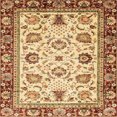 thumbnail image 1 of Ahgly Company Indoor Square Abstract Mustard Yellow Oriental Area Rugs, 6' Square, 1 of 6
