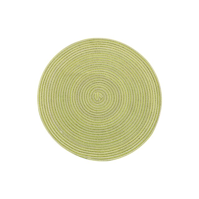 Agiferg 18cm Ramie Cotton Yarn Table Mat Insulation Pad (Satin Dyeing)