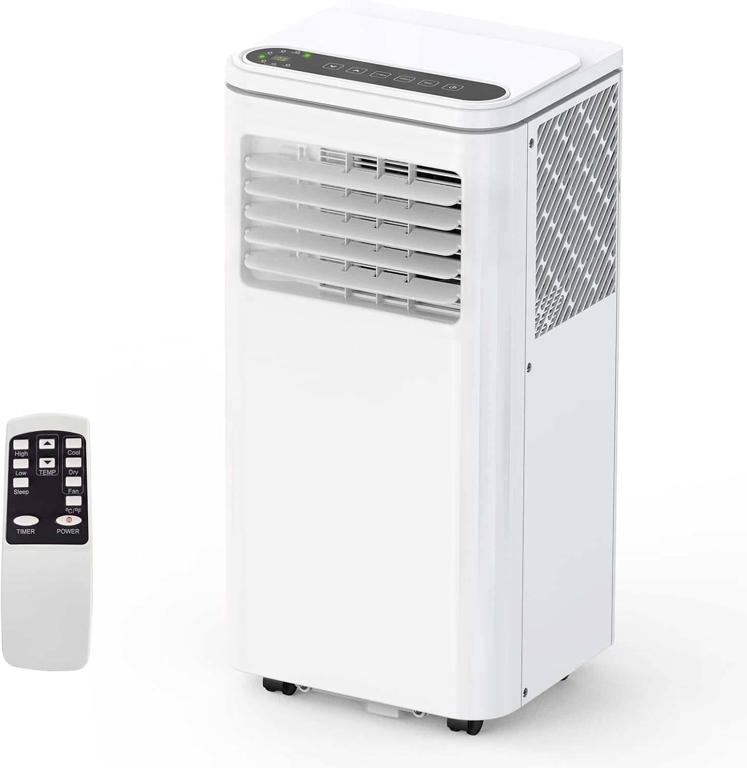 Portable Air Conditioner, 10000 BTU Standing AC Unit, Room Air Conditioner with Remote Control, 3-in-1 Function Cool & Fan& Dry, Cool Up to 450 Sq.ft, Sleep Mode, 110-115V, Quiet Operation