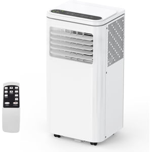 Portatif Air Conditionneur, 10000 BTU En position debout AC Unité, salle Air Conditionneur avec télécommande, 3-in-1 Fonction Cool & Ventilateur & sec, refroidir jusqu'à 450 Volet carré, mode de sommeil, 110-115V, Opération silencieuse