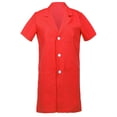 thumbnail image 1 of Men's Short Sleeves Lab Coat Laboratory Doctor Workwear, 1 of 3