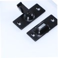thumbnail image 3 of UPGRATOR Heavy-duty Sliding Door Lock Metal Latches Hardware Black 1Pc, 3 of 7