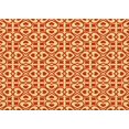 thumbnail image 1 of Ahgly Tapis Rectangulaire Lavable en Machine Intérieur Transitionnel Néon Rouge, 3 Pieds x 5 Pieds, 1 of 7