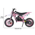 thumbnail image 3 of ASKMZ 49cc Gas Kids Dirt Bike, 2-Stroke Off-Road Motorcycle with Front Rear Disc Brakes, 3 of 14
