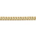 thumbnail image 3 of 14k Yellow Gold 24 Inch 5.75mm Curb Chain Necklace Pendant Charm Beveled, 3 of 9